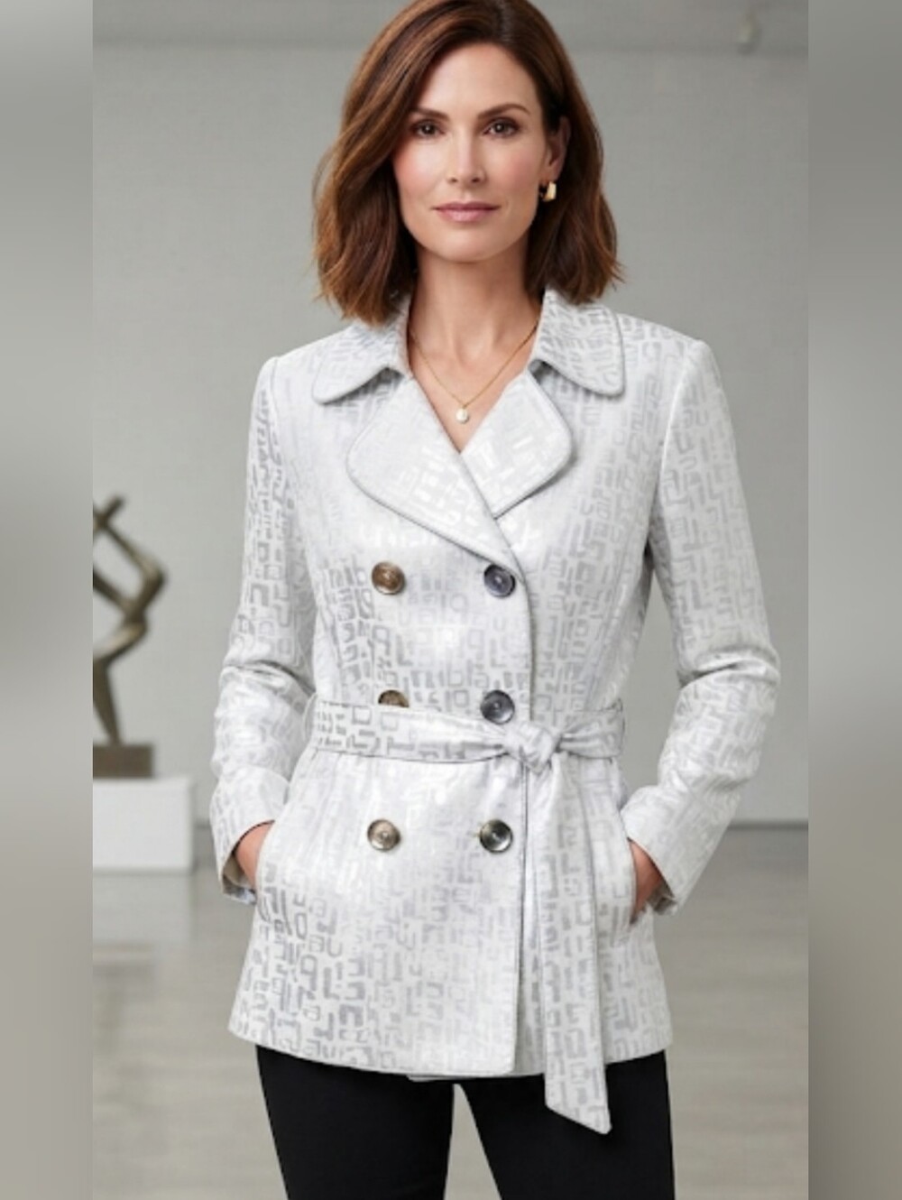 TRILOGY DESIGNER DOUBLE BREASTED JACKET